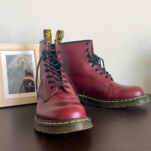 Mens size 12 red Dr Martens